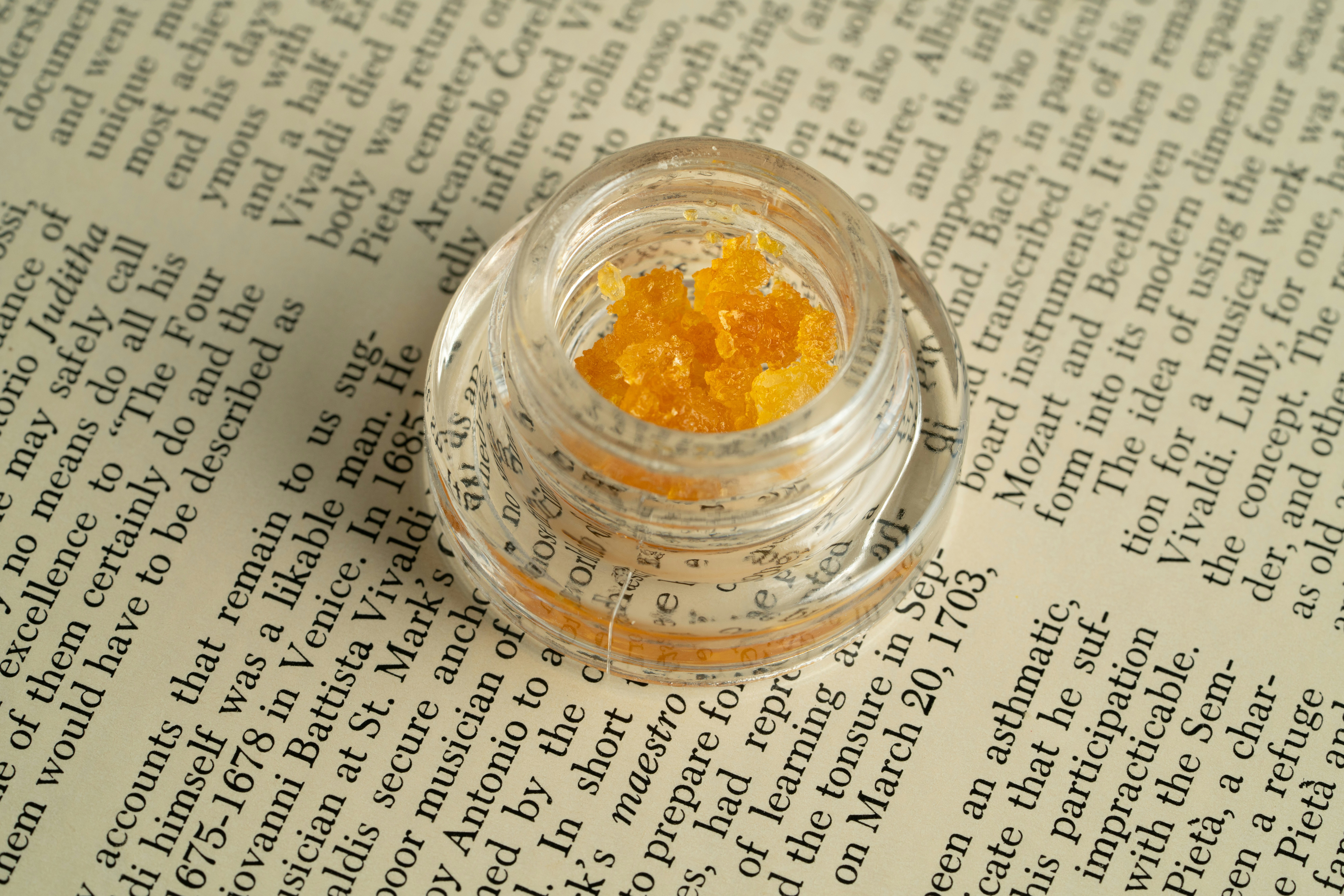 jar of cannabis concentrate